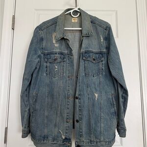 Gap Distressed Denim Jacket